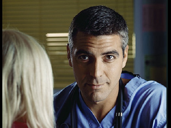 Los 20 doctores más sexis de la TV - Nº 1. Dr. Doug Ross (George Clooney), ER